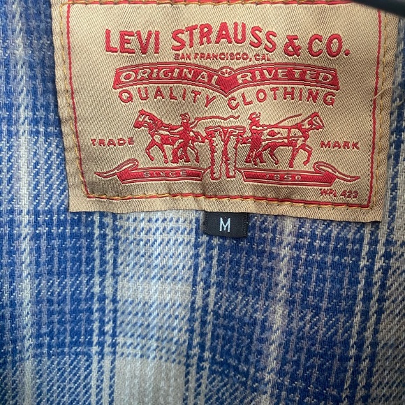 Levi vintage quilted lining Jean jacket - Picture 4 of 5